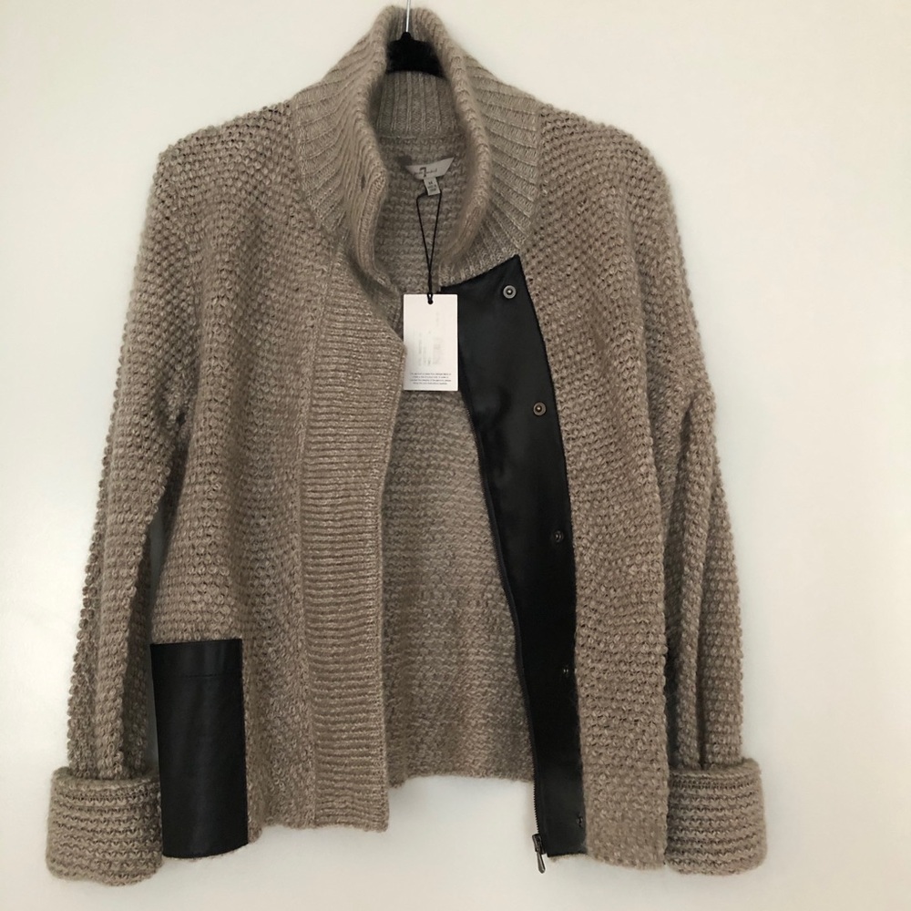 Brand new 7 for all mankind cardigan sweater